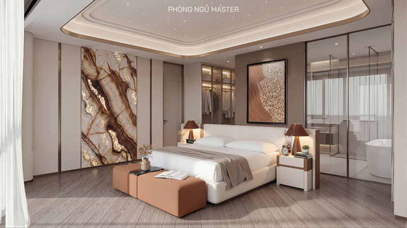 Phòng ngủ Master dự án Sunshine River Park