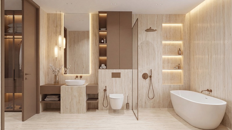 Phòng tắm Chung cư Sunshine River Park Ciputra