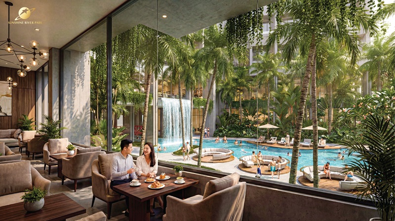 Tiện ích phố thương mại tại chung cư Sunshine River Park